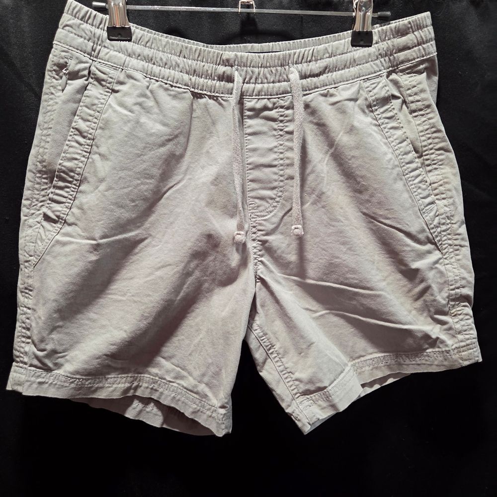 Hollister Mens Epic Flex Jogger Shorts Sz S Grey Elastic Waist Casual Chino Y2K
